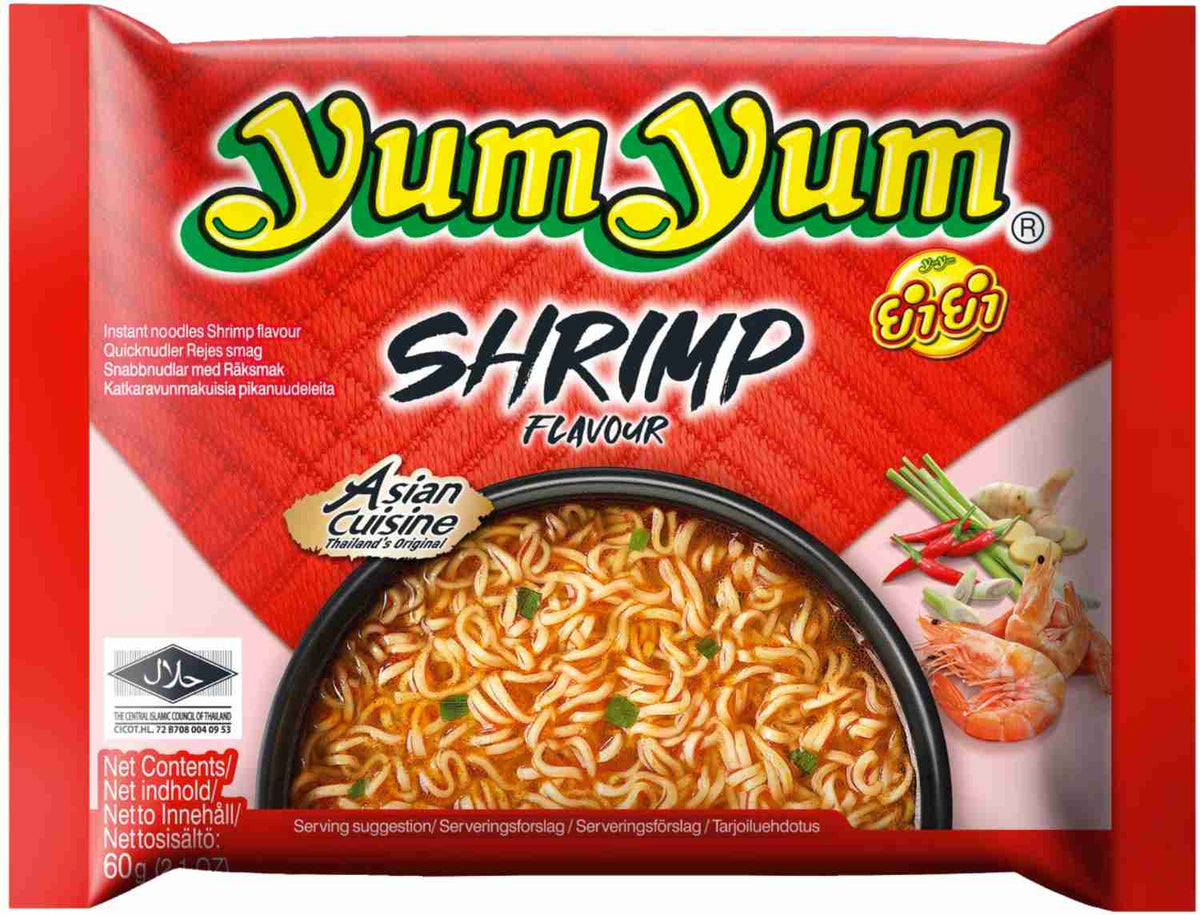 NUDLAR YUMYUM SHRIMP 60G – Snacksbolaget