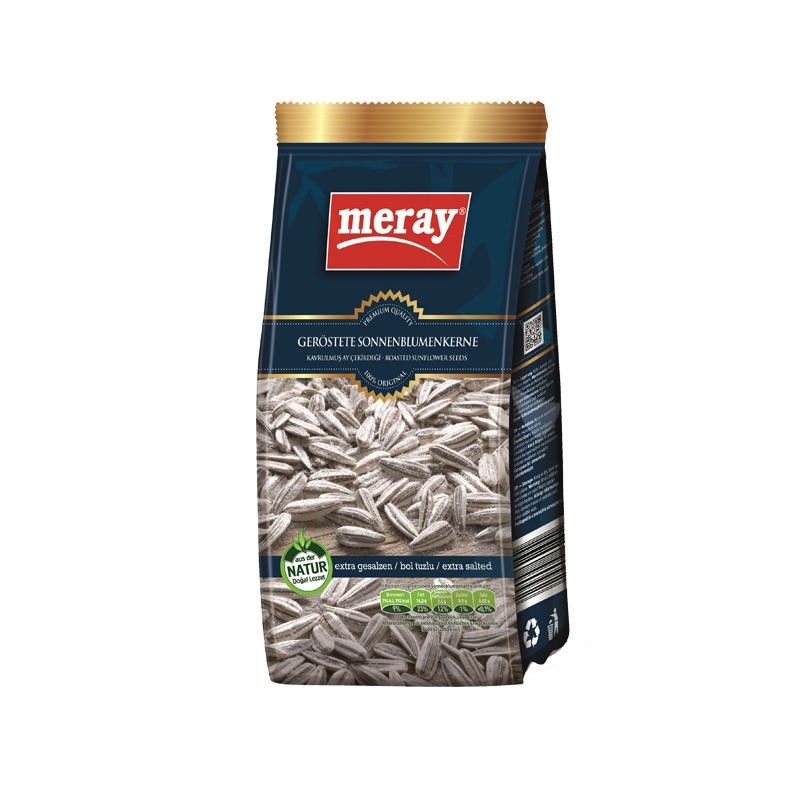 MERAY SOLROSFRÖN EXTRA SALTAD 250G – Snacksbolaget